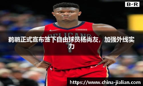 鹈鹕正式宣布签下自由球员杨尚友，加强外线实力